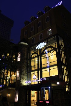 成都奥汀花园酒店酒店夜景图片
