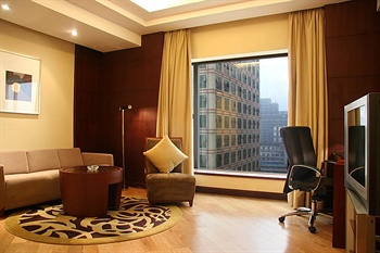 宁波东港波特曼大酒店波特曼高级公寓套房-客厅