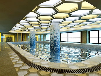 北京西国贸大酒店室内游泳池