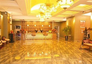 哈尔滨流光溢彩主题宾馆大堂图片