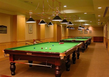 长沙圣爵菲斯大酒店桌球室