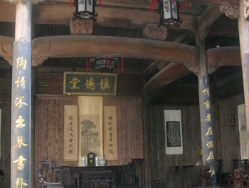 黄山唐模法国家庭旅馆大厅图片